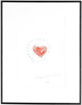 Roger Risberg · ROGER RISBERG, krita på papper. Signerad och daterad 07.
