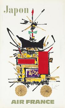 Georges Mathieu, "Japon Air France".