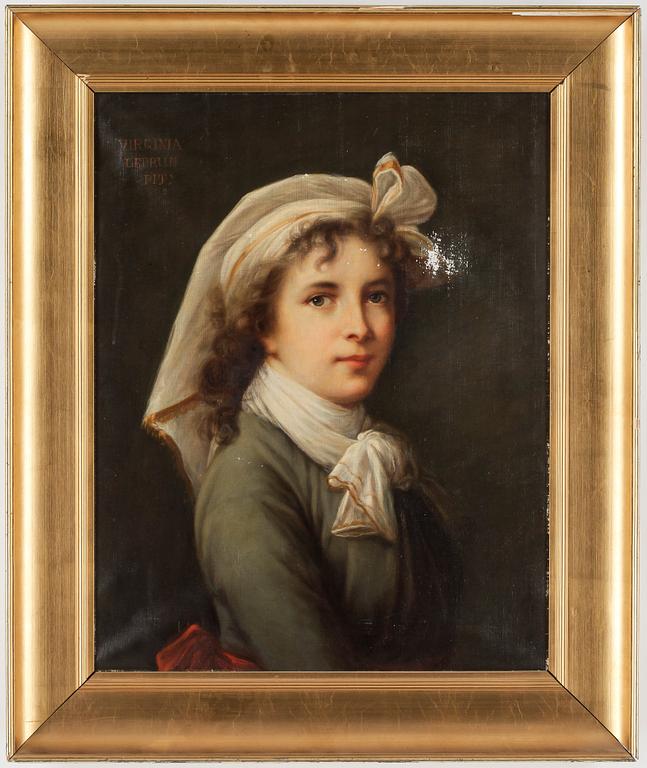ELISABETH VIGÉE-LEBRUN, Kopia efter, ej signerad. Olja på duk.