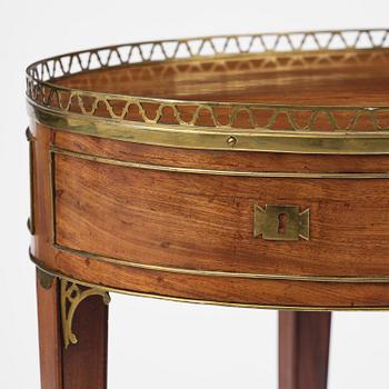 A late Gustavian mahogany table attributed to C. D. Fick (master in Stockholm 1776-1806).