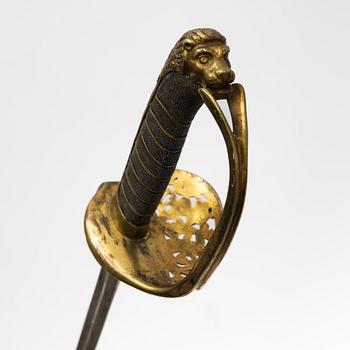 A Swedish officer's sabre, second part of the 19th Century.
