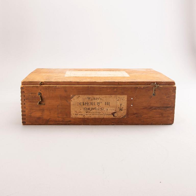 Släplogg "Cherub III". Thomas Walker & Sons, Birmingham, 1900-talets första hälft.