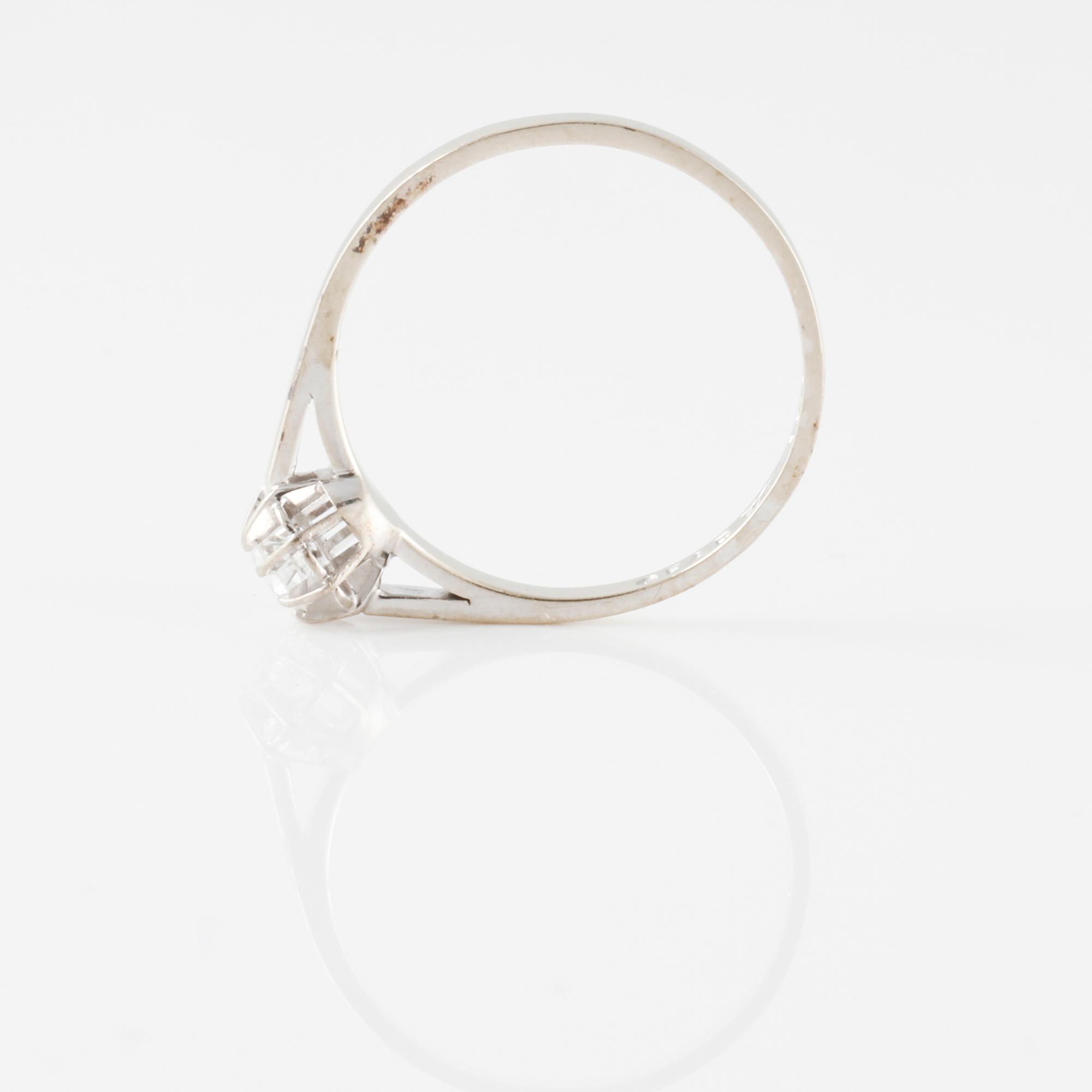 RING, med briljantslipad diamant 0.20 ct.