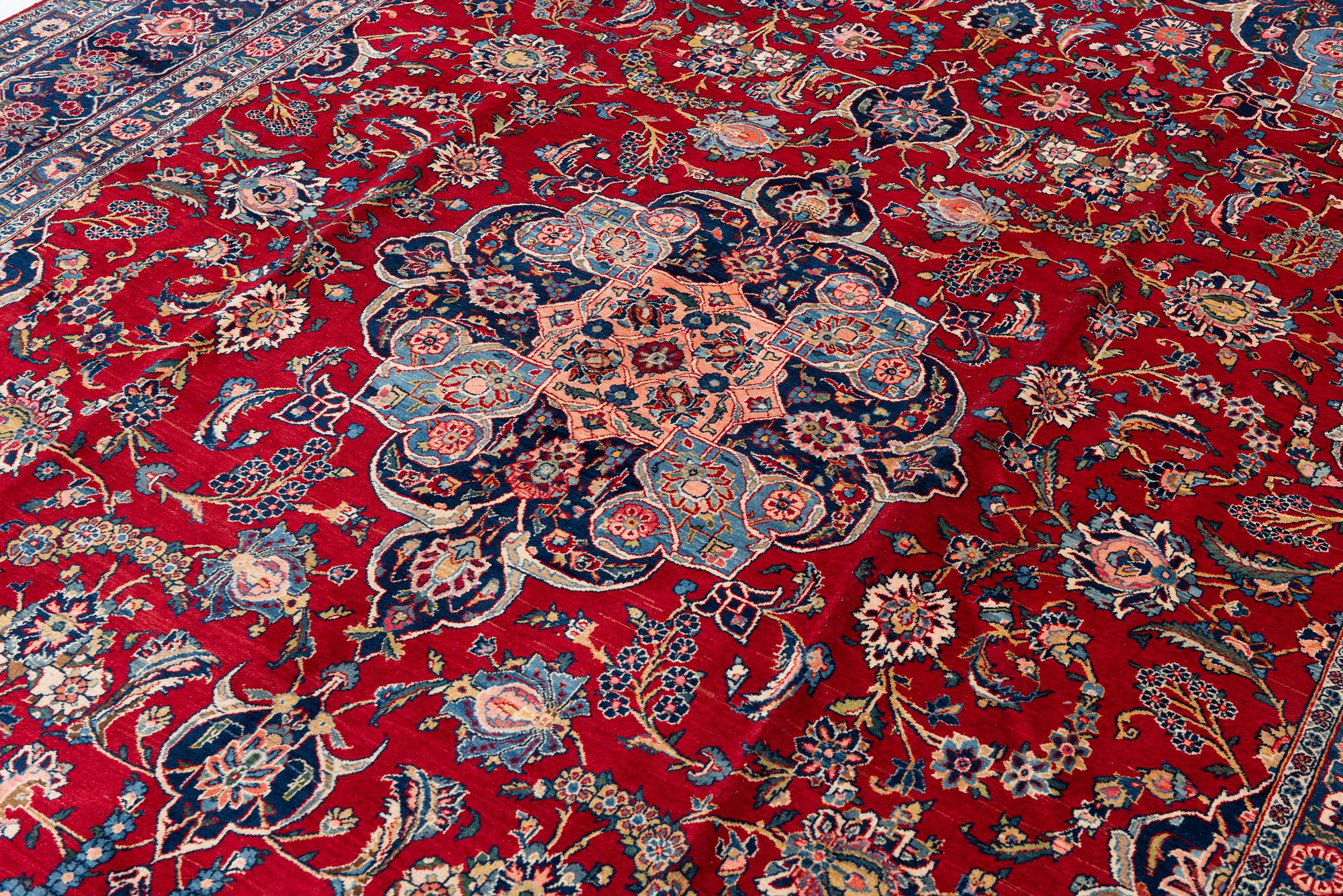 Carpet, Keshan, approx. 360 x 260 cm.