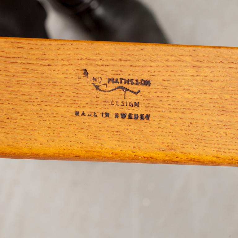 FÅTÖLJ, "Eva", Bruno Mathsson , Firma Karl Mathsson, daterad 1972.