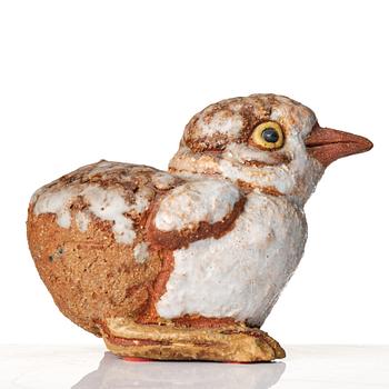 Tyra Lundgren, a stoneware sculpture of a bird, Sweden probably 1960's.