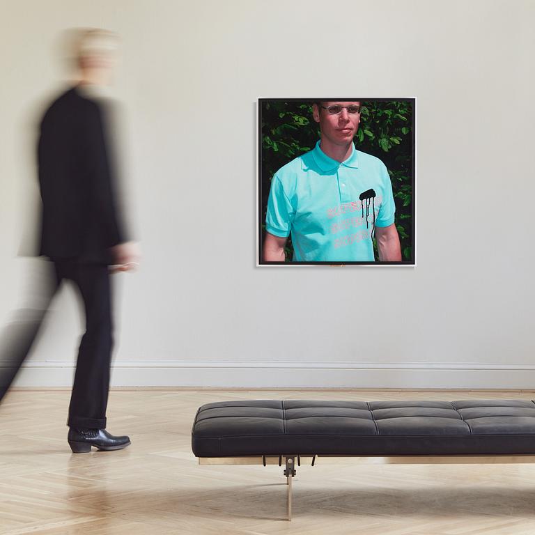 Superflex (Jakob Fenger, Rasmus Nielsen, Bjørnstjerne Christiansen), 'Supercopy/Lacoste/Light Blue (Blackout)', 2002-2007.