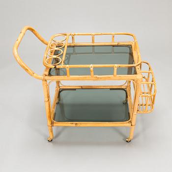 A  tea trolley, latter half of 20th century.