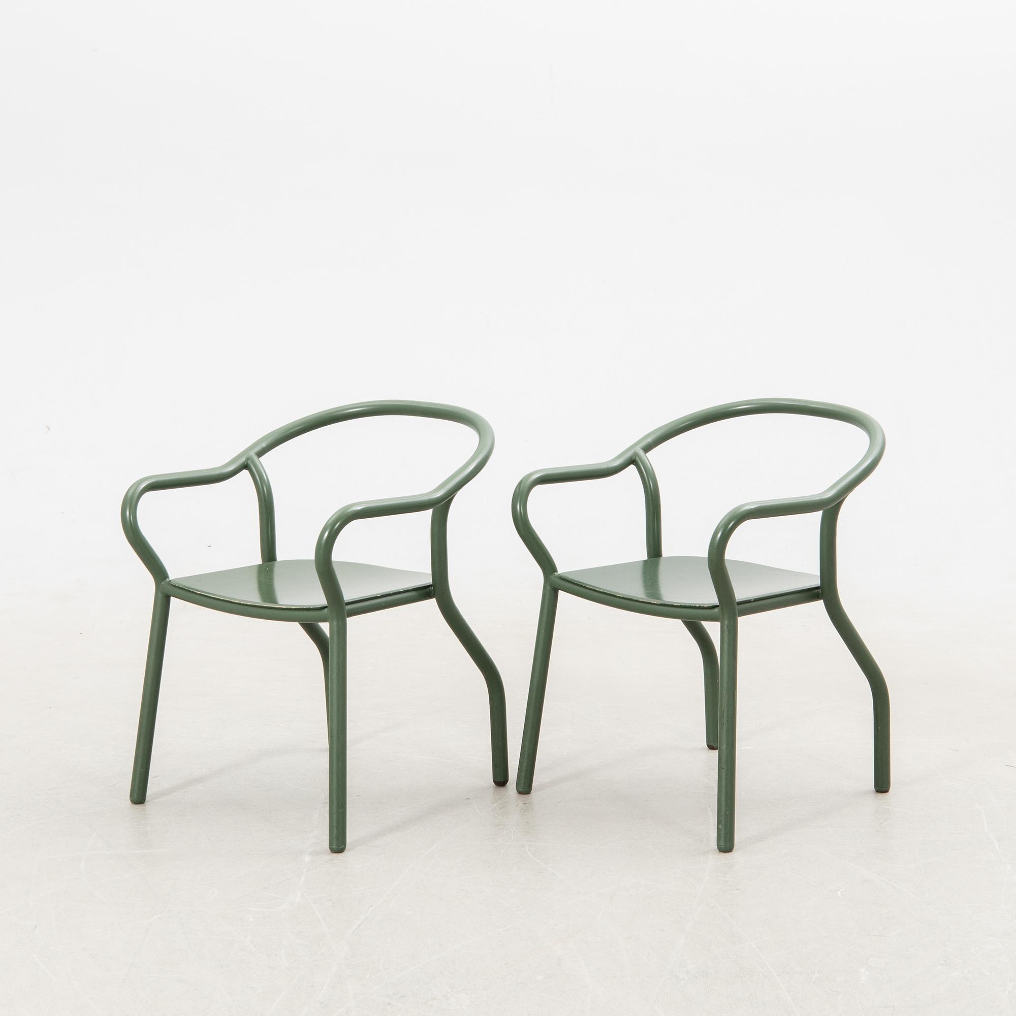 Jonas Wagell, chairs, 6 pcs, "Montmartre", Mitab, 1970s/80s.