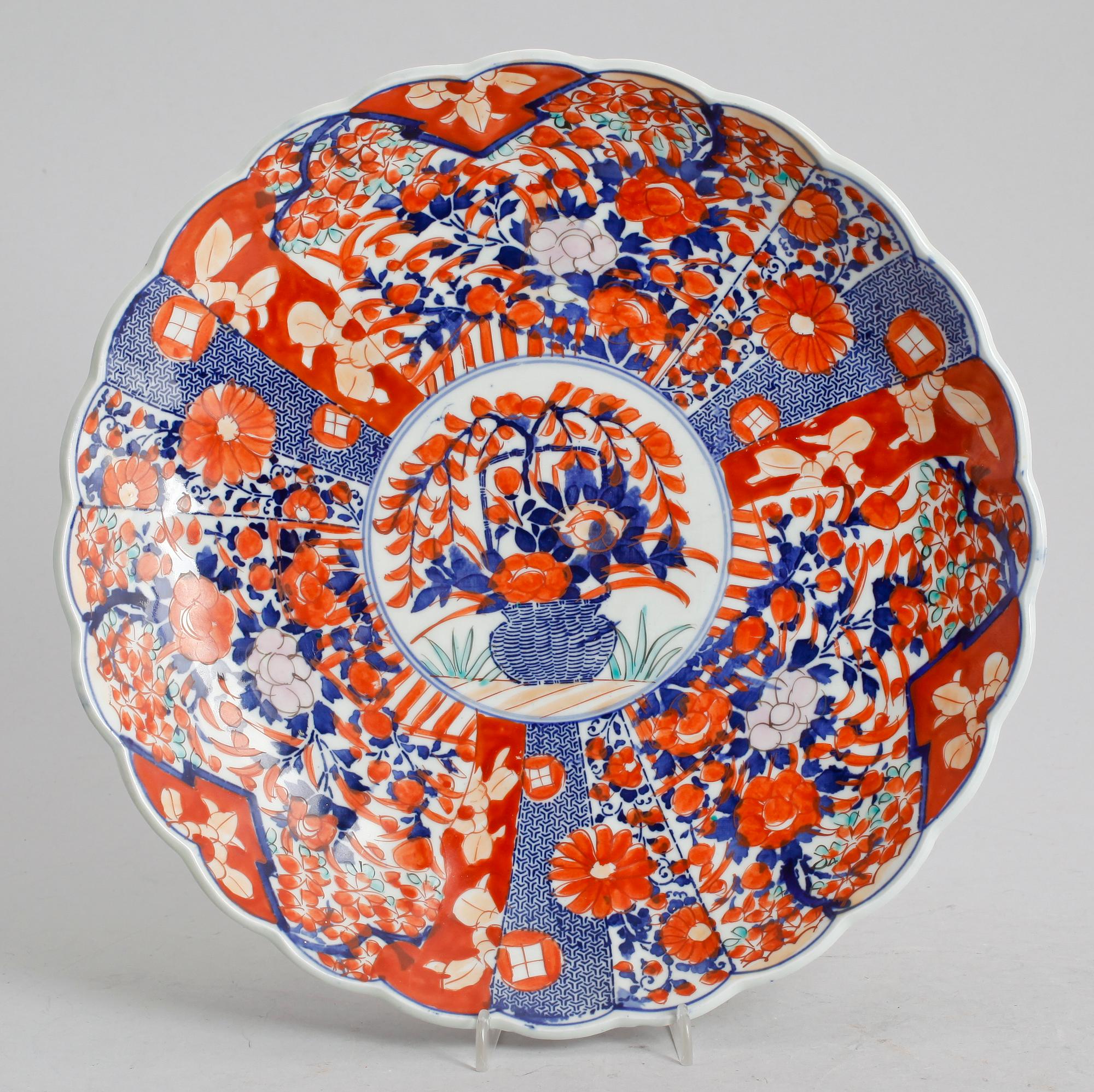 FAT, porslin, Japan, Imari, 1900-talets första hälft.