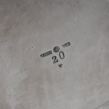 KAROTTER, 3 st, Nysilver, bland annat K. Andersson, 1900-tal.