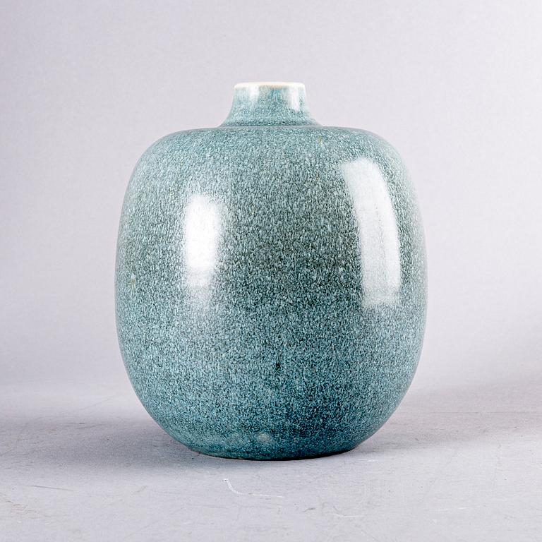 Erich & Ingrid Triller, a signed stone ware vase.