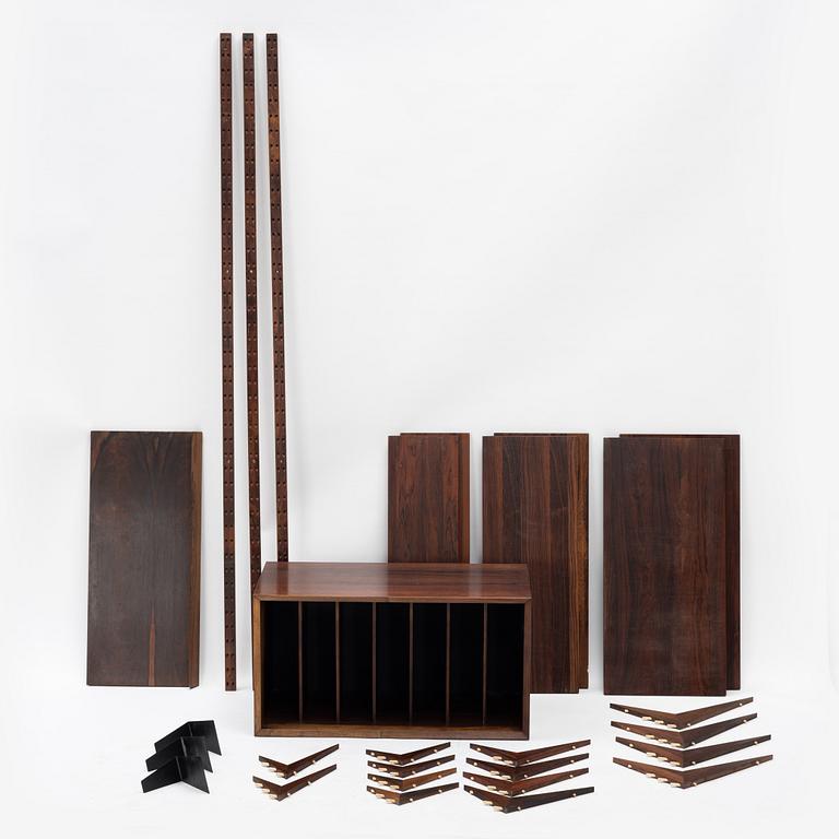 Poul Cadovius, hyllsystem, 2 sektioner, "System Cado", Royal System, Danmark. 1960/1970-tal.