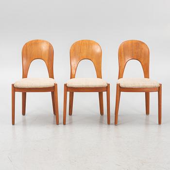 Niels Koefoed, six chairs, Denmark, second half of the 20th Century.