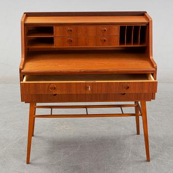 Sekretär, teak, 1960-tal.