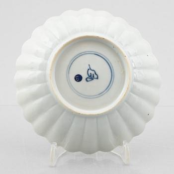 Two small Japanese Arita ware porcelain dishes, Meiji (1868-1912).
