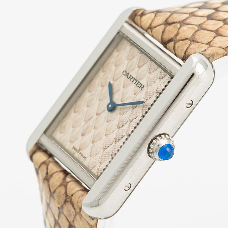 Cartier, Tank Solo, "Python Dial", ca 2015.