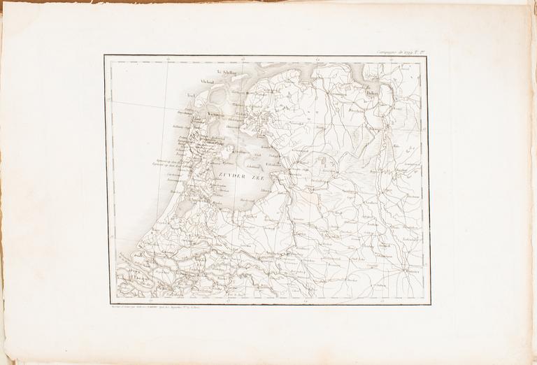 118 graverade kartor över Napoleonkrigen.