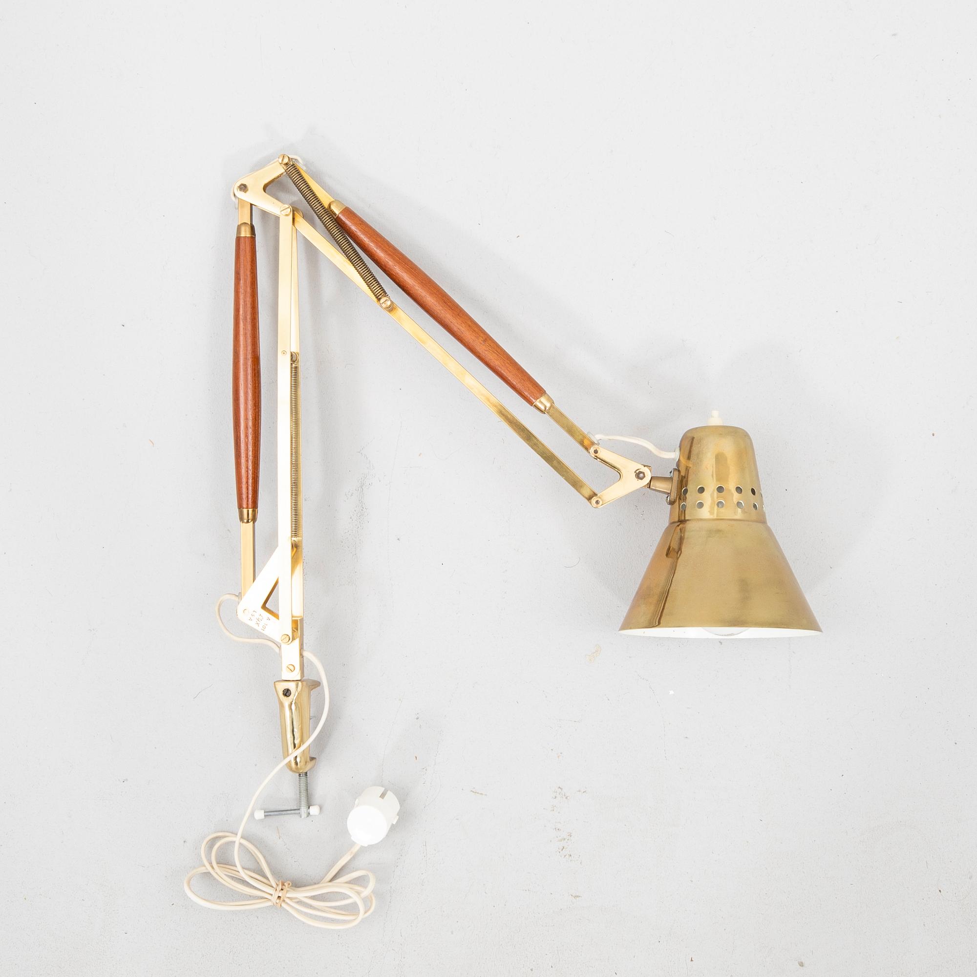 Desk lamp, model A 101 for LYX LSA, mid 20th century.