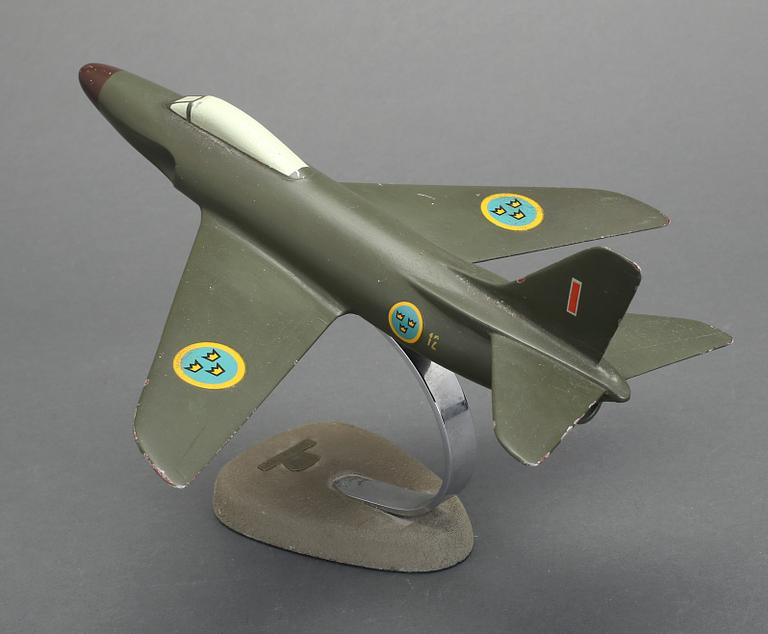 FLYGMODELL, SAAB, Saab-32, "Lansen". 1950-tal.