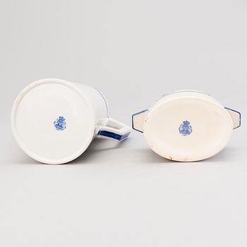 MATSERVIS, 70 delar, flintgods, "Deva", Minton, England 1800-talets slut.