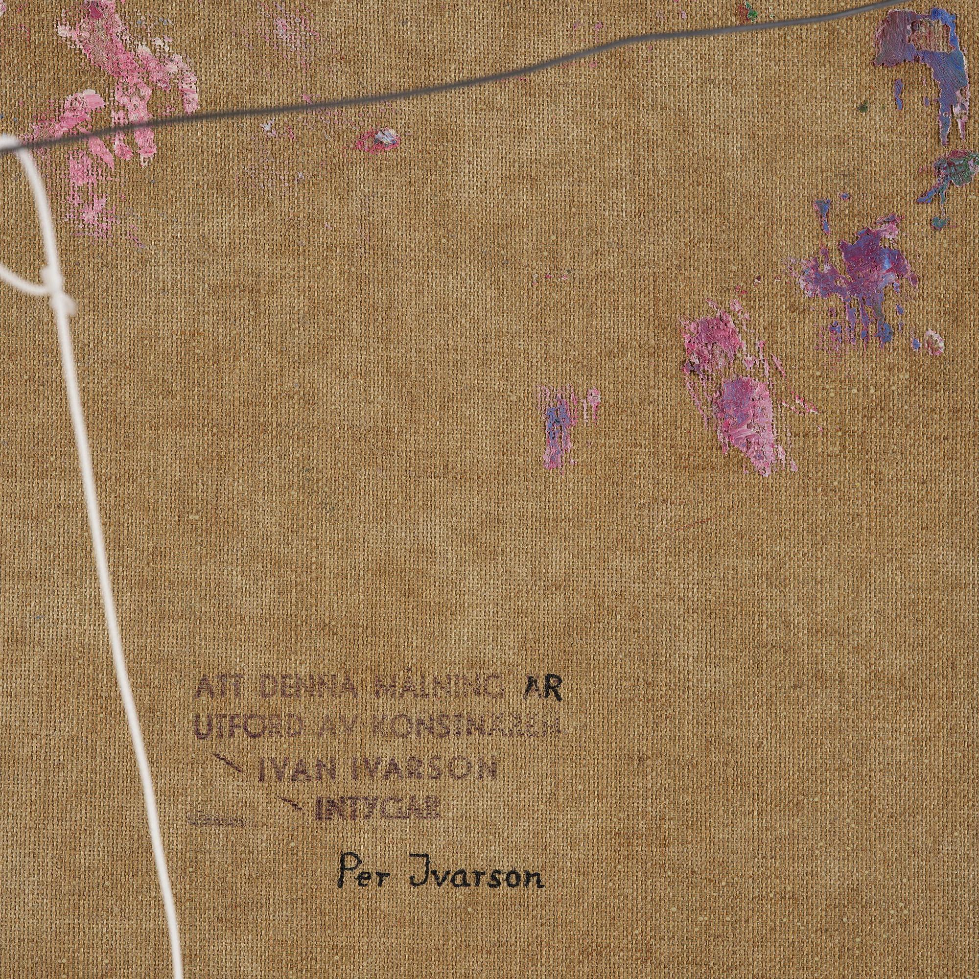 Ivan Ivarson, Man with hat and flowers.