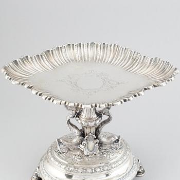 A 19th century silver 800/1000 tazza.