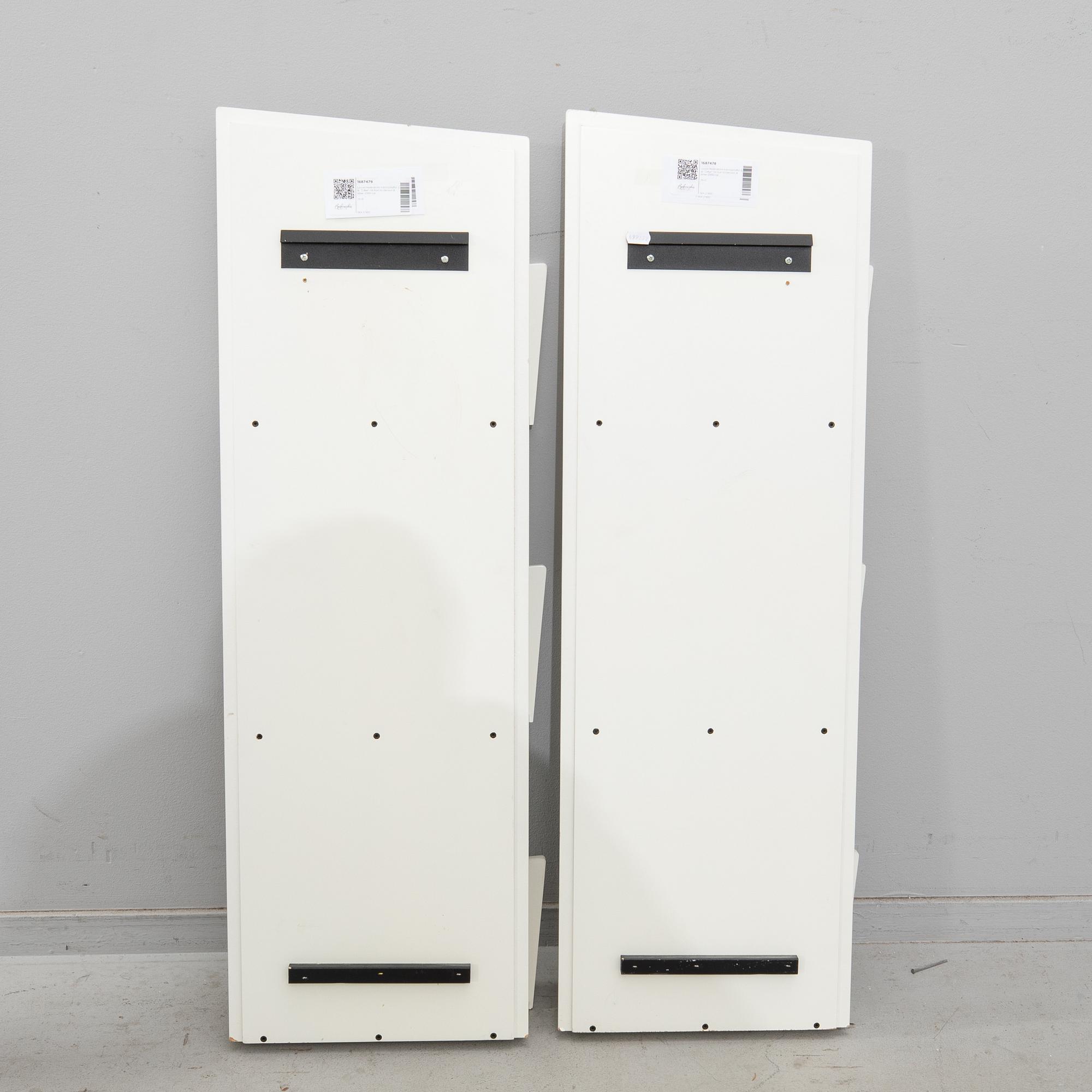 Louise Hederström newspaper racks 2 pcs "Collar" for Karl Andersson & Söner 2000s.