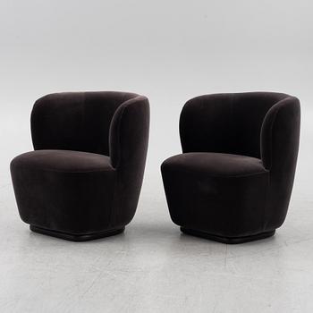 Space Copenhagen, armchairs, a pair, "Stay Lounge Chair", Gubi, Denmark.