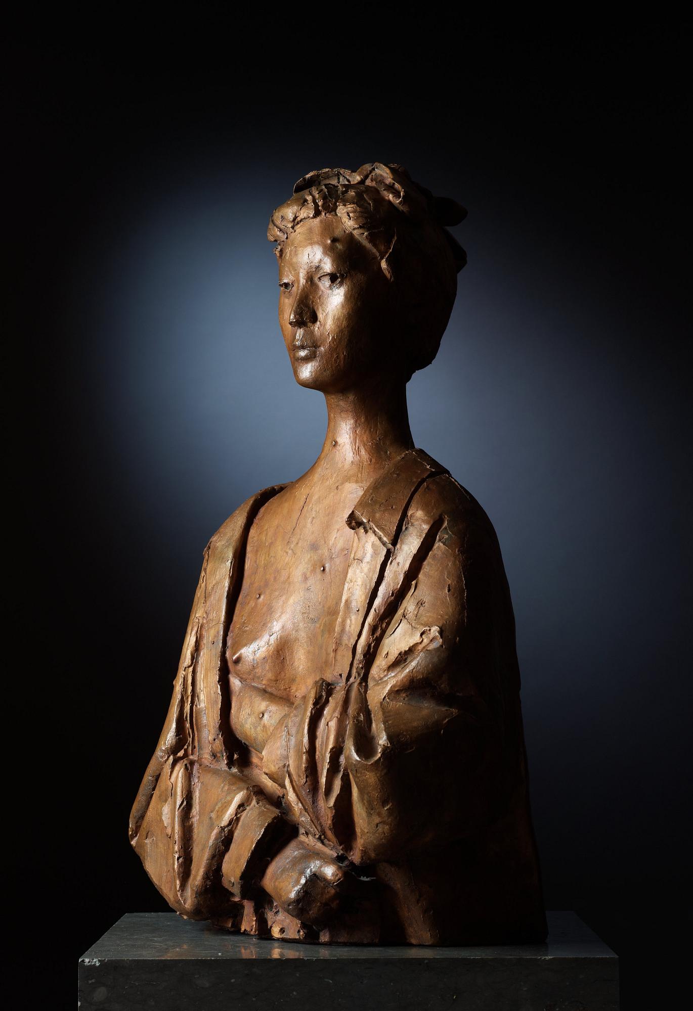 Giacomo Manzù, "Busto di Emy".