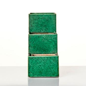 Wilhelm Kåge, a rare "Puzzle" cactus planter model 975/9, Gustavsberg, 1930s.