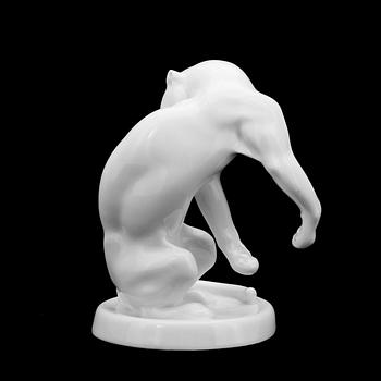 FIGURIN, porslin, Meissen.