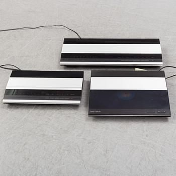 Bang & Olufsen, a three piece stereo set, mid 1980s.