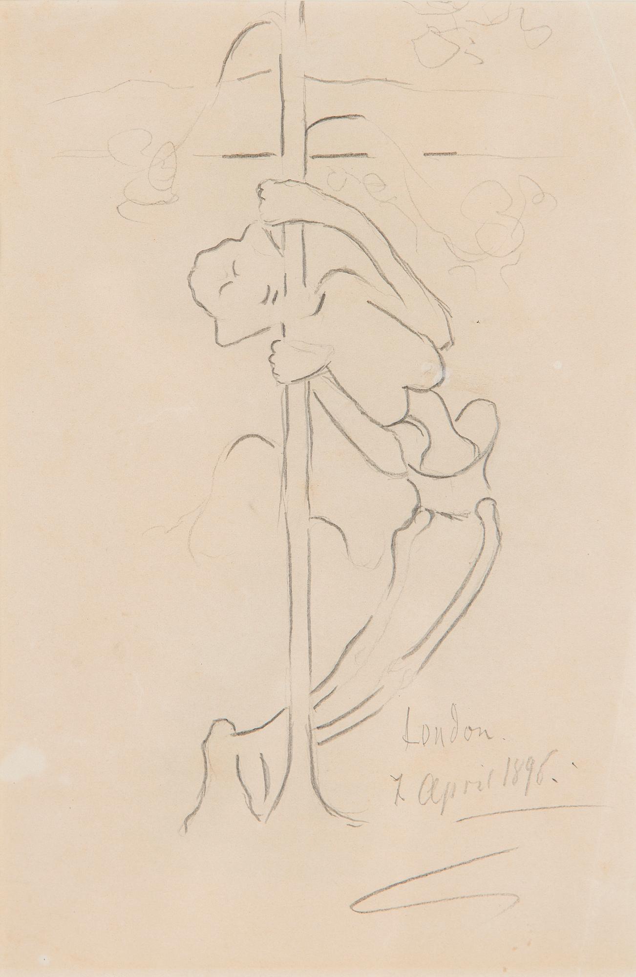 Hugo Simberg, Sketch for "Autumn".