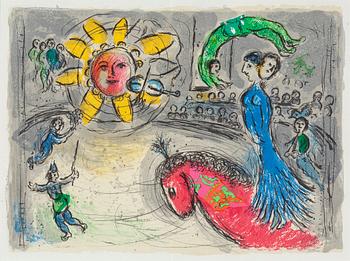 MARC CHAGALL, lithograph, from Derrière le miroir No 235, 1979.
