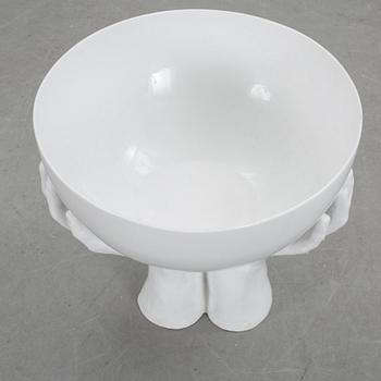 UPPSATSSKÅL, porslin, Italien. 1970/80-tal.