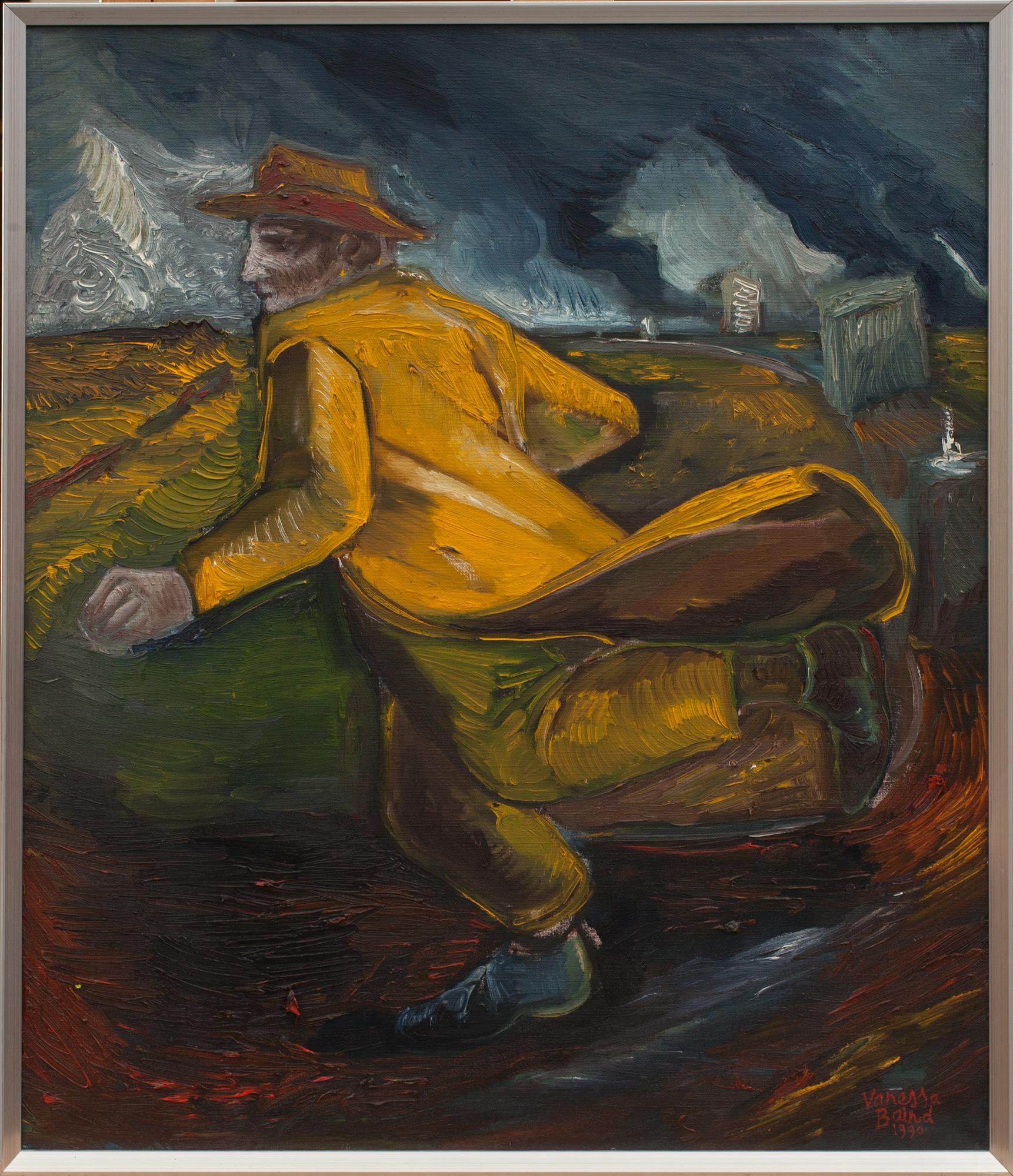 VANESSA BAIRD, oljemålning på duk, signerad och daterad 1990.