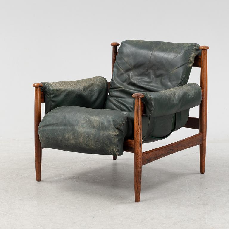An 'Amiral' rosewood easy chair by Eric Merthen for IRE, 1960's.
