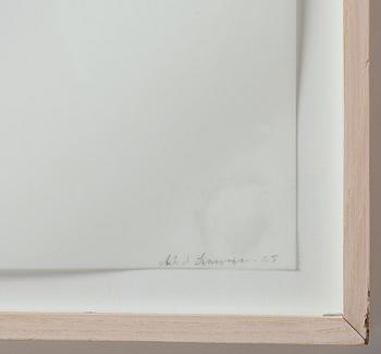 ASTRID SVANGREN, crayon on paper, signed and dated -05.