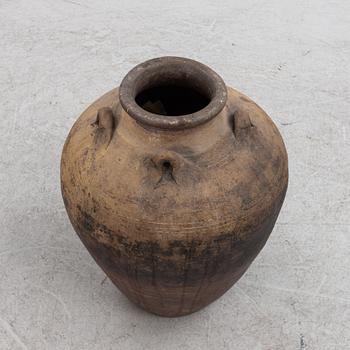 A ceramic vase, 19th century or older.
