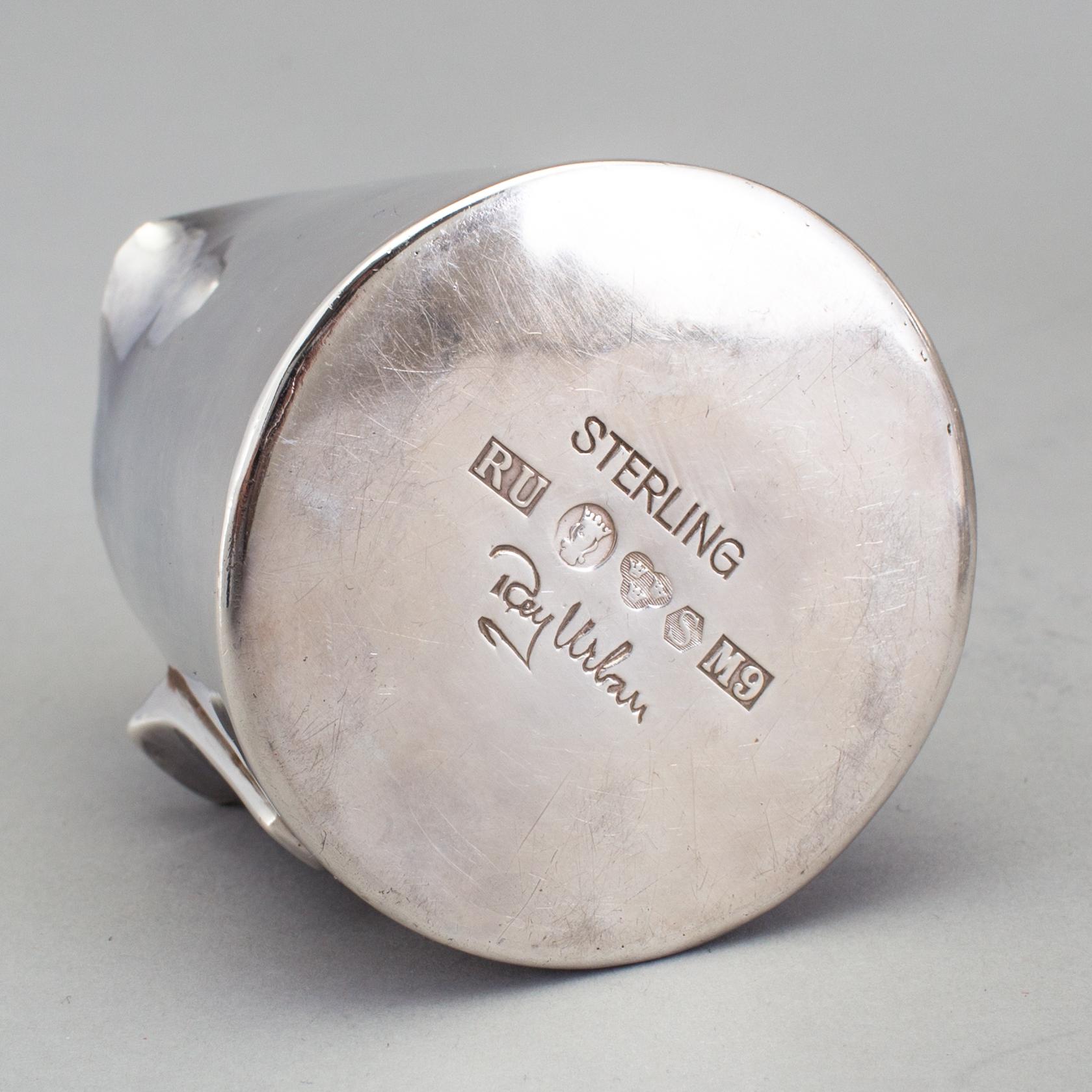 RAY URBAN, Stockholm 1962, Kaffeservis, 3 delar, silver 925/1000.