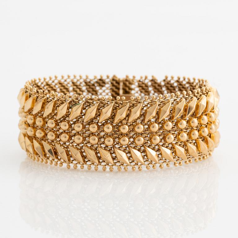 Armband, 18K guld, Italien.