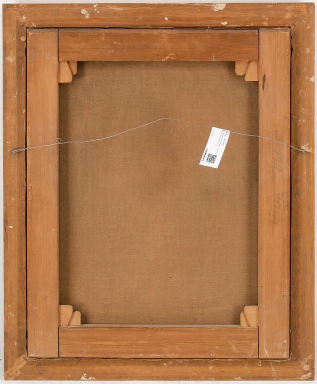 OKÄND KONSTNÄR, olja på duk, 1800/1900-tal.