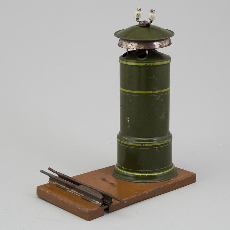 TÅGTILLBEHÖR, 4 st, bla Märklin Tyskland 1900-talets första del.