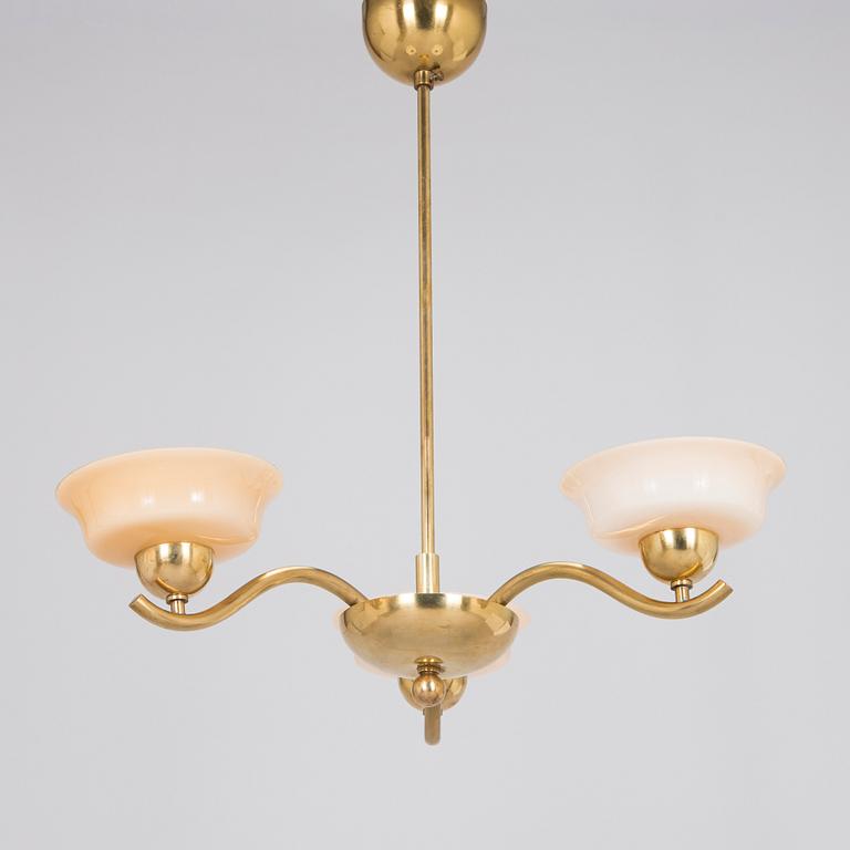 Paavo Tynell, taklampa modell 1411/3 Taito, 1930-tal.