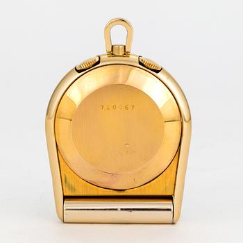 JAEGER-LE COULTRE, Memovox, travel alarm clock, 37 x 43 mm,