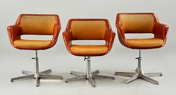 SNURRSTOLAR, Olli Mannermaa för Martela Oy, Finland, 1900-talets fjärde kvartal.