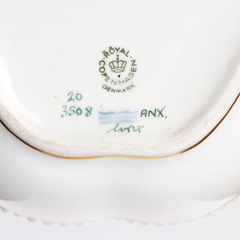 A Royal Copenhagen "Flora Danica" dish, Denmark, 20th Century.