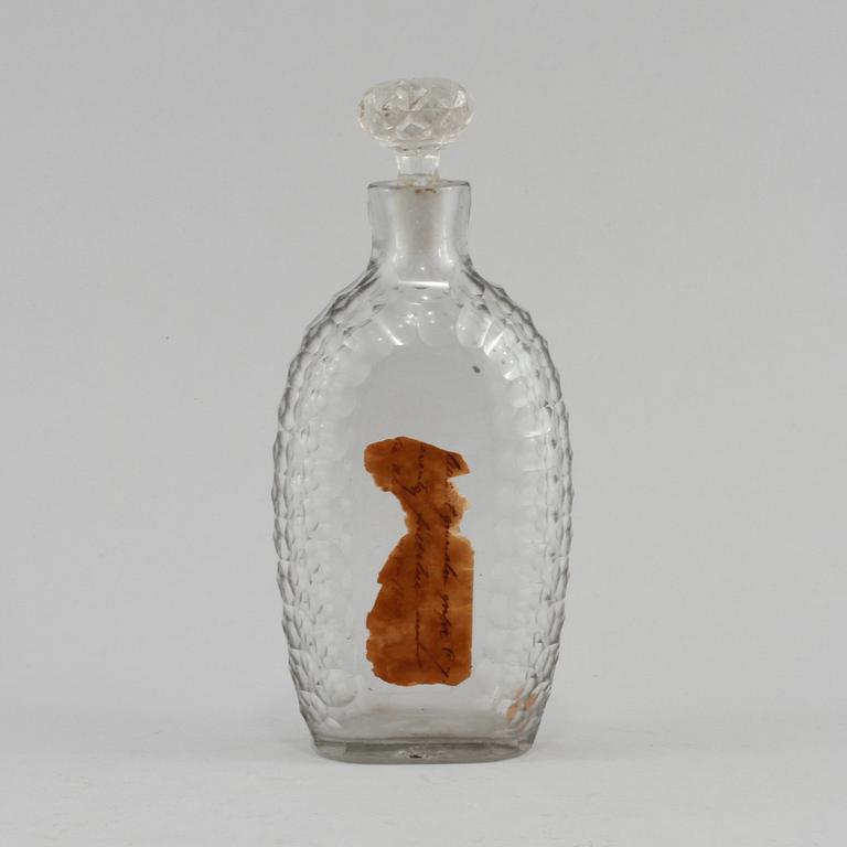 PLUNTA, glas, sent 1700- / tidigt 1800-tal.