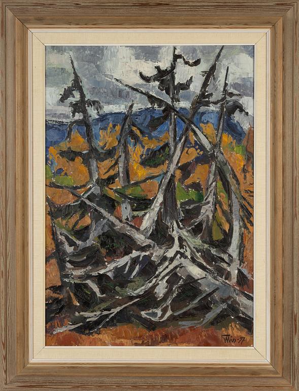 Bengt Ellis, oil on canvas, signed and dated -57.